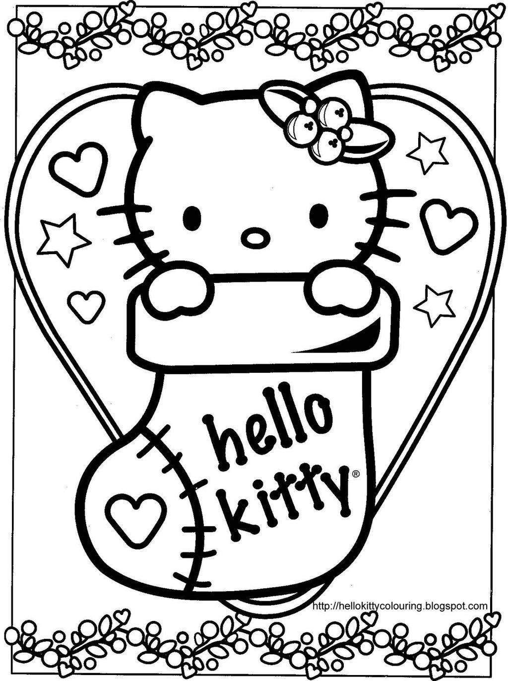 Hello Kitty Stocking Coloring Pages Free Printable Coloring Pages Hello Kitty Stocking Coloring Pages Free Printable Coloring Pages