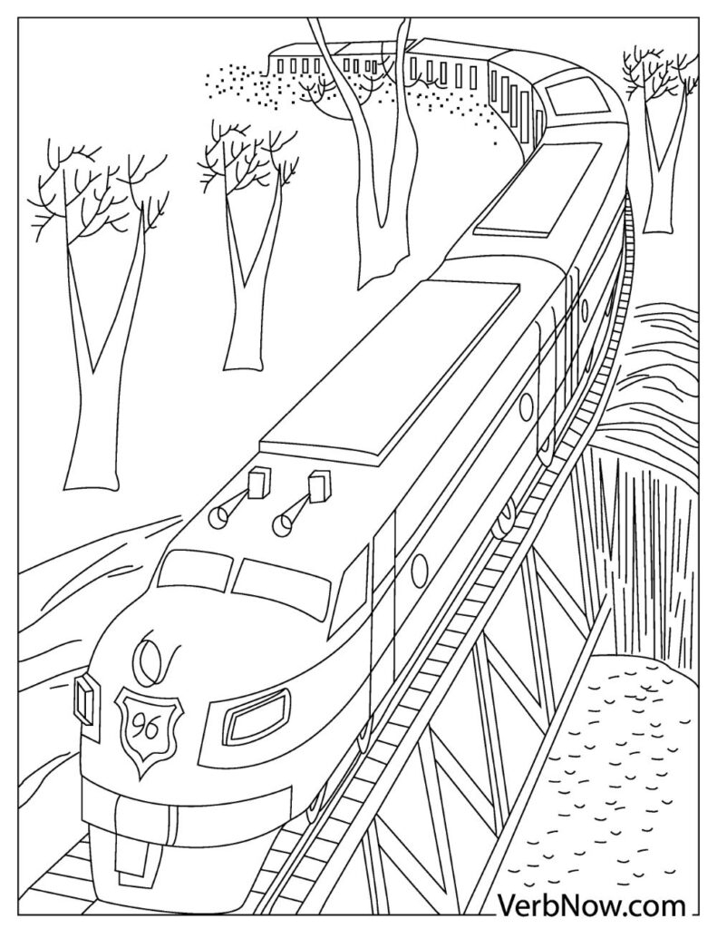 High Speed Train Coloring Pages Coloring Home