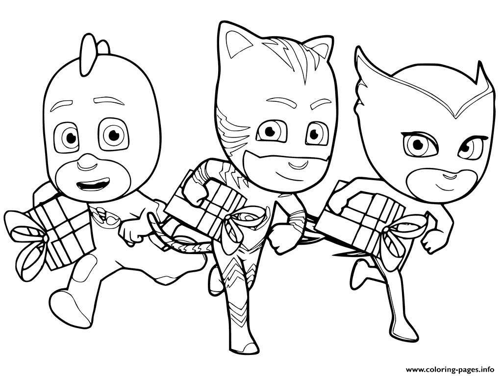 coloring book PJ Masks online free