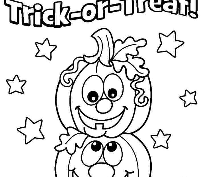 Holidays Printable Preschool Coloring Pages Halloween Coloring
