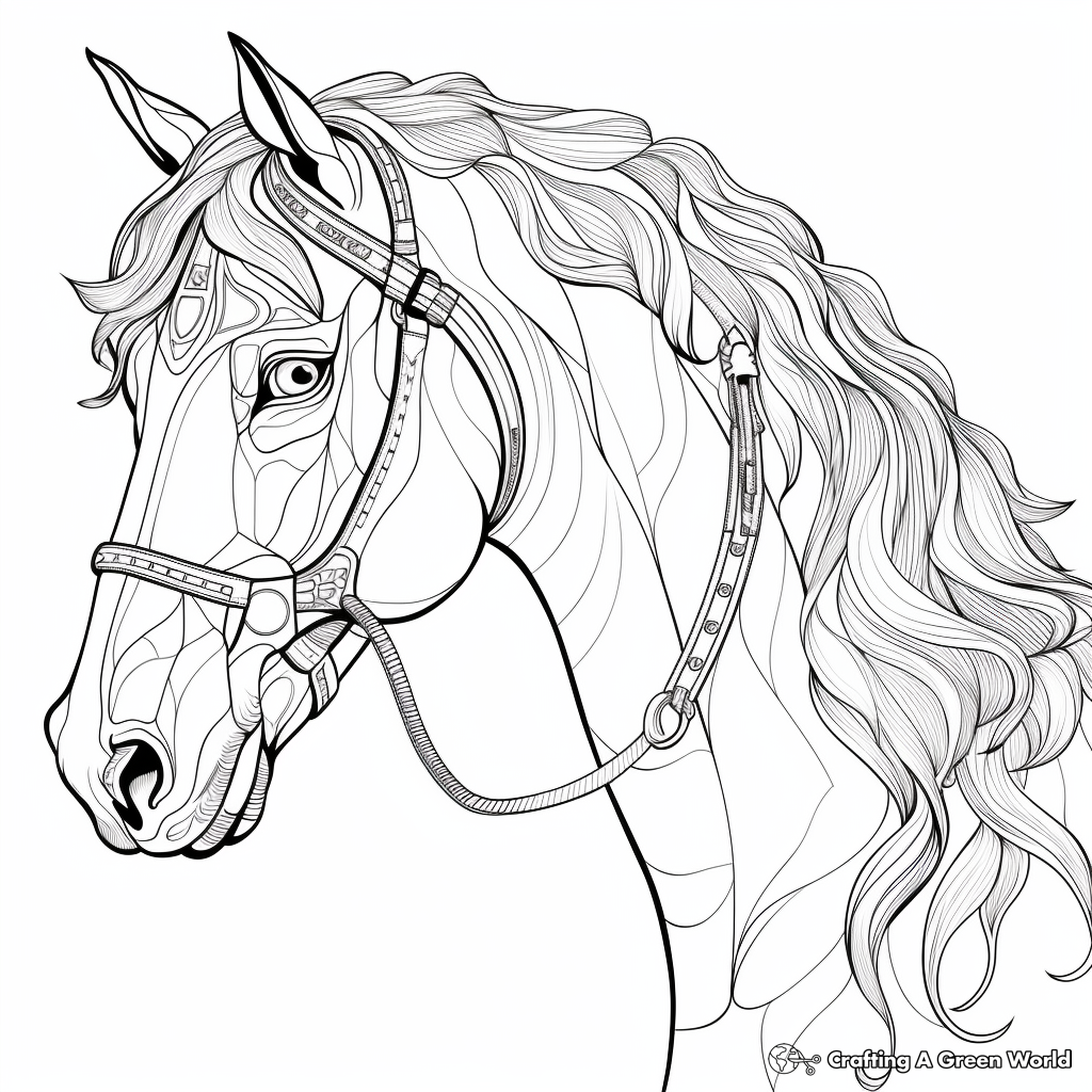 printable horse head coloring pages printable horse head coloring pages