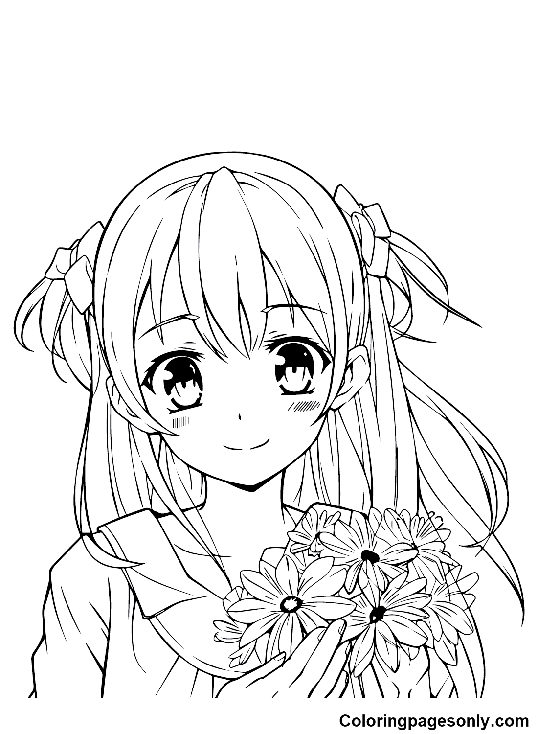 Hot Anime Girl Coloring Page Free Printable Coloring Pages Hot Anime Girl Coloring Page Free Printable Coloring Pages