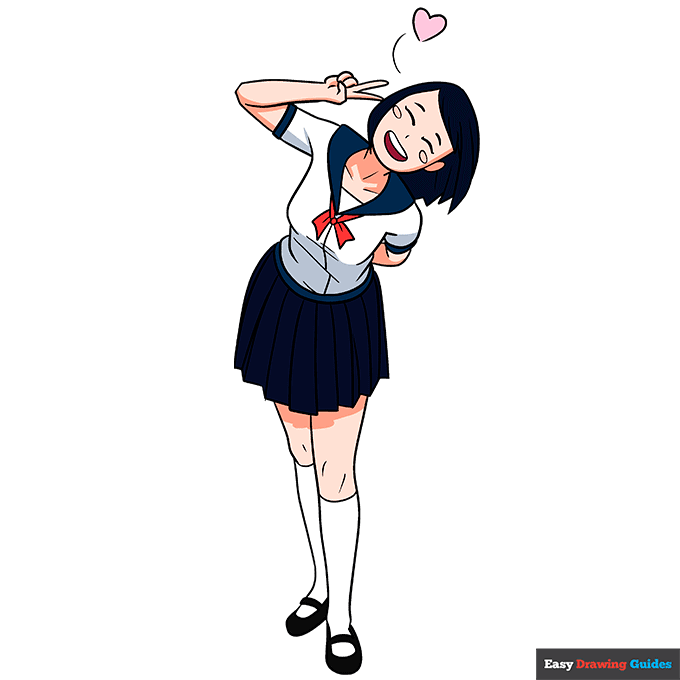 How To Draw A Cute Anime Girl Easy Step By Step Tutorial How To Draw A Cute Anime Girl Easy Step By Step Tutorial