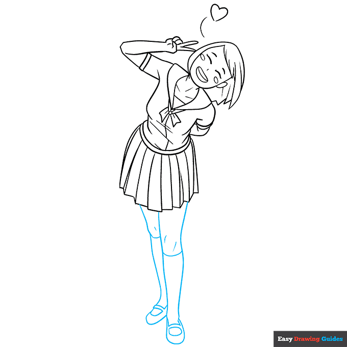 How To Draw A Cute Anime Girl Easy Step By Step Tutorial How To Draw A Cute Anime Girl Easy Step By Step Tutorial