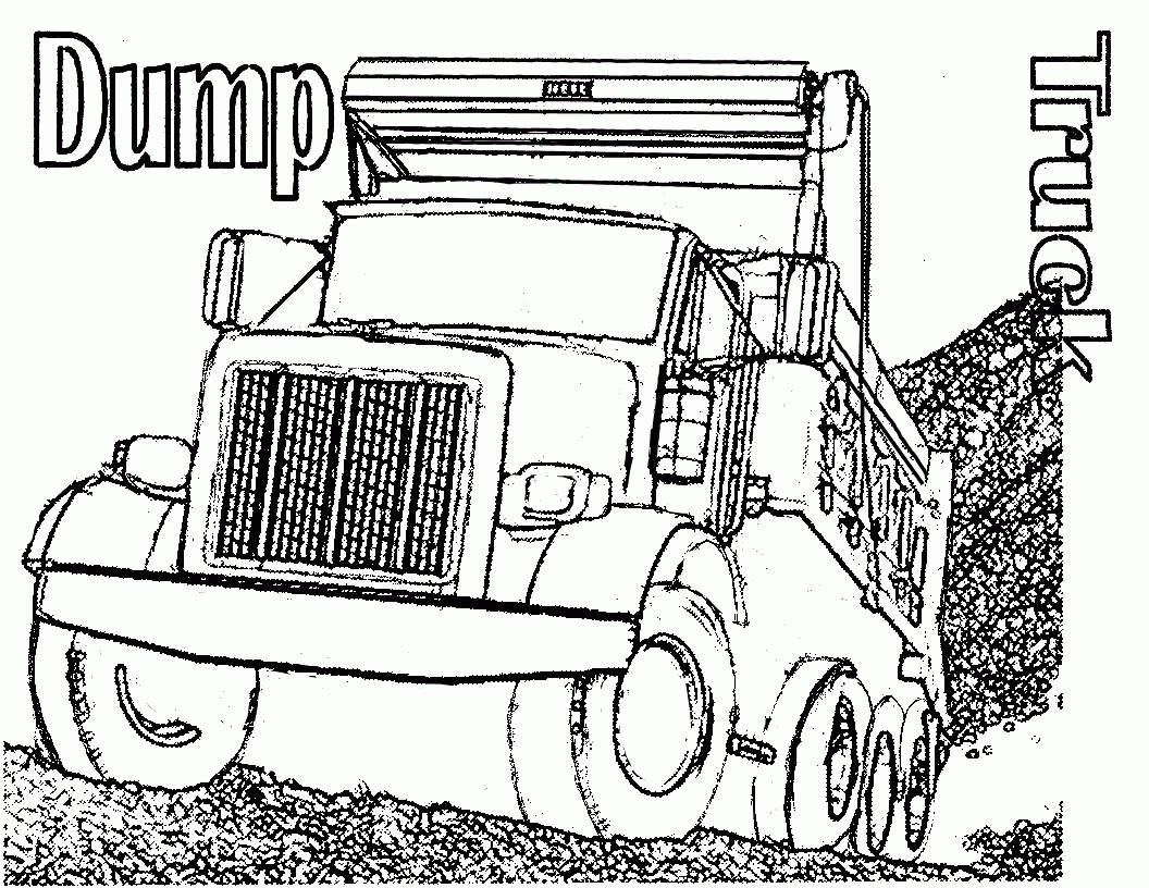 Hudtopics Dump Truck Coloring Pages Printable Hudtopics Dump Truck Coloring Pages Printable