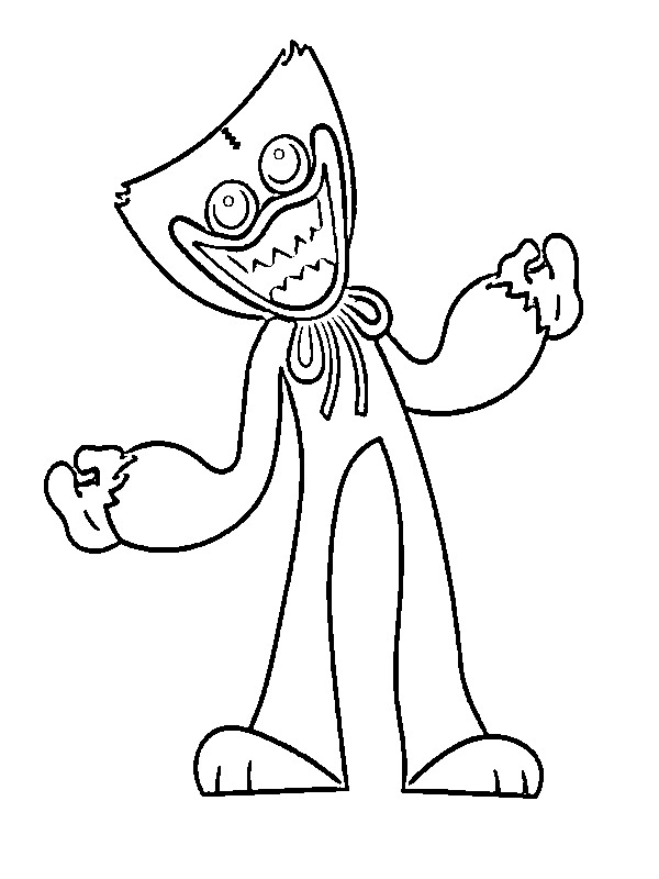 Huggy Wuggy Coloring Page Funny Coloring Pages Huggy Wuggy Coloring Page Funny Coloring Pages