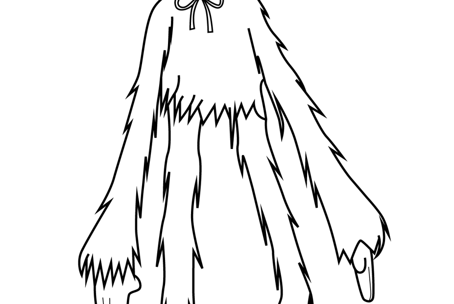 Huggy Wuggy Walking Coloring Page For Kids Free Huggy Wuggy Printable