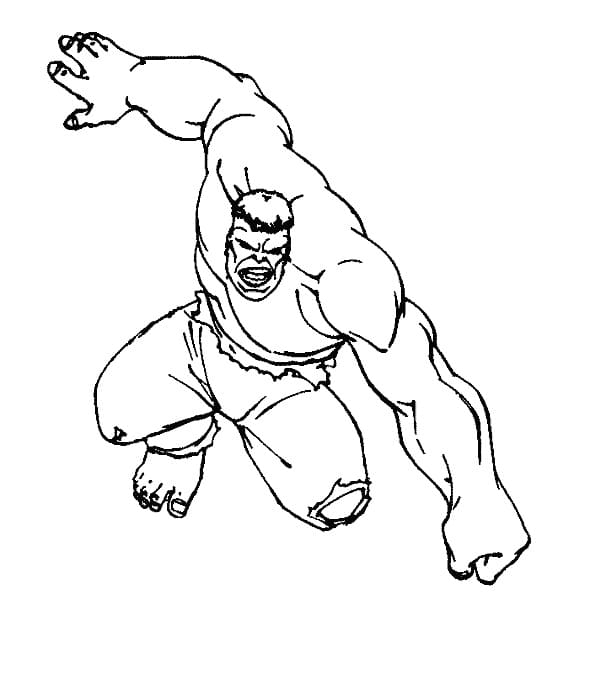 Hulk Attacks Coloring Play Free Coloring Game Online