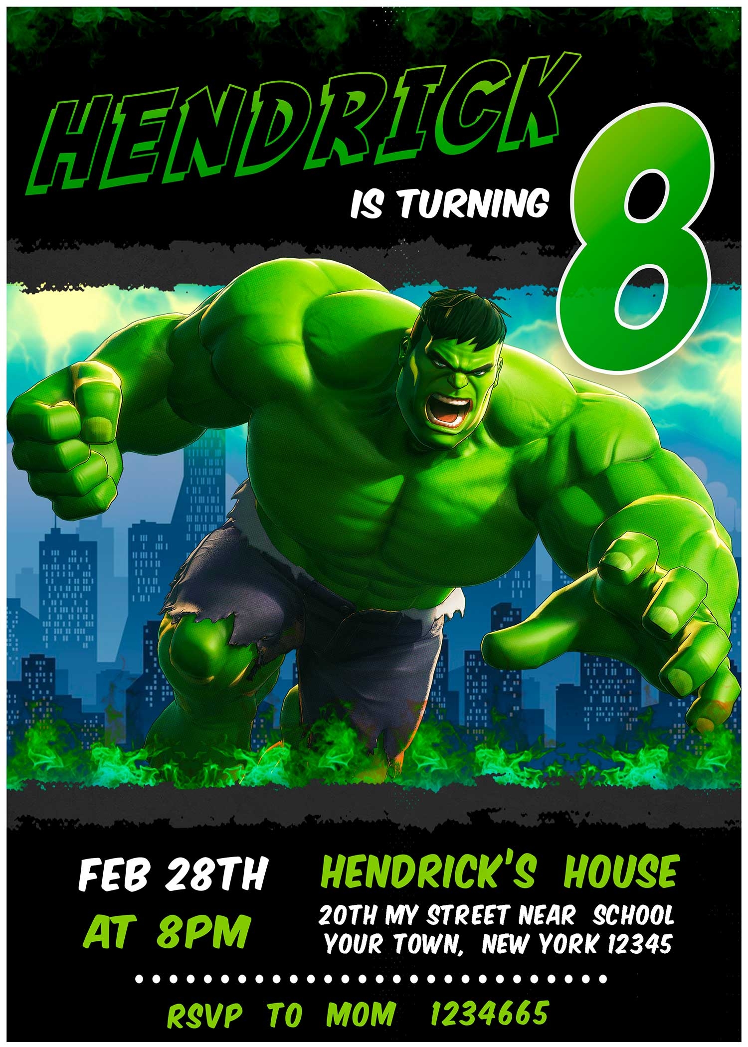 free printable picture of Hulk