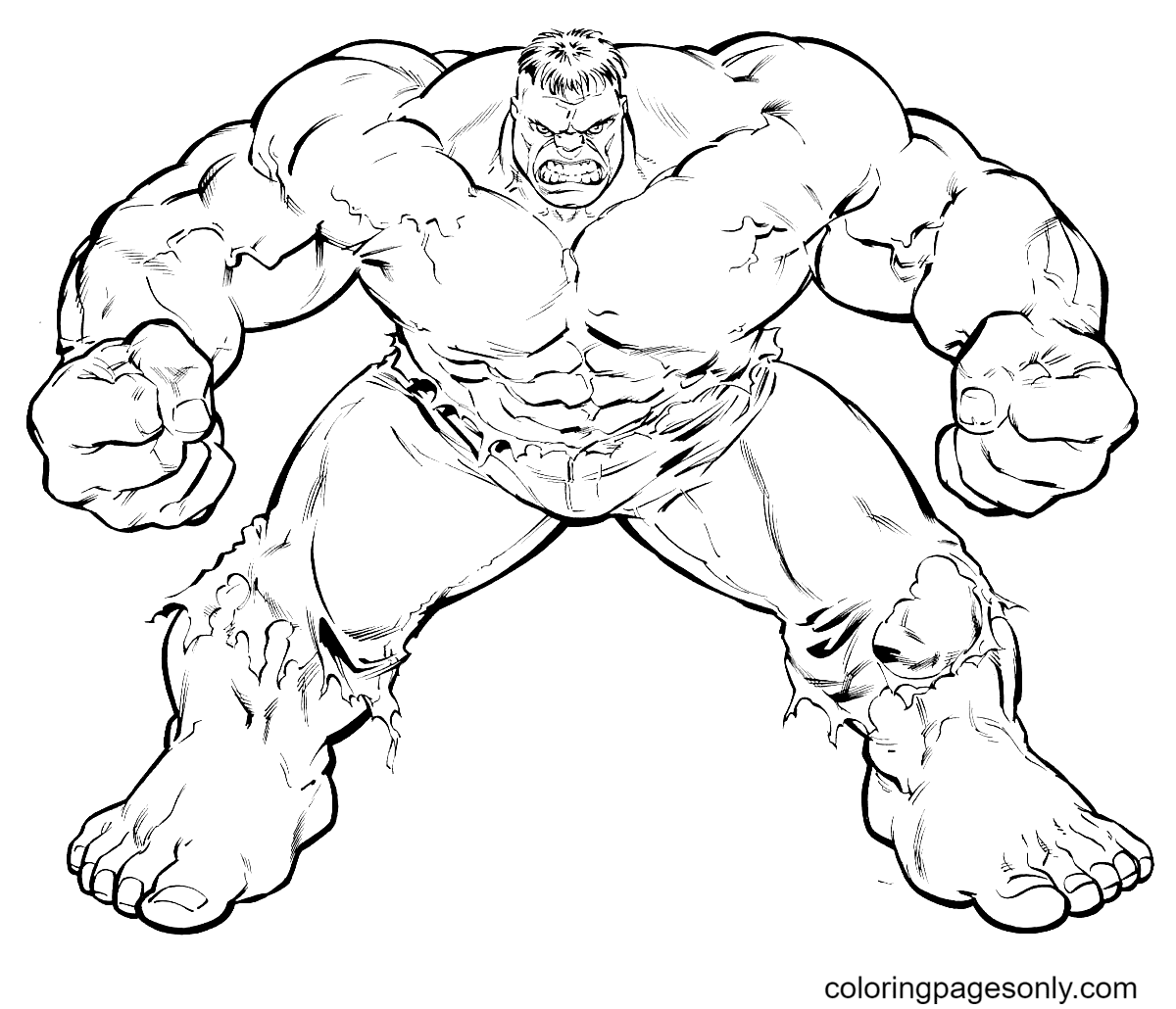 Hulk Coloring Pages Colorings Printable Hulk Coloring Pages Colorings Printable
