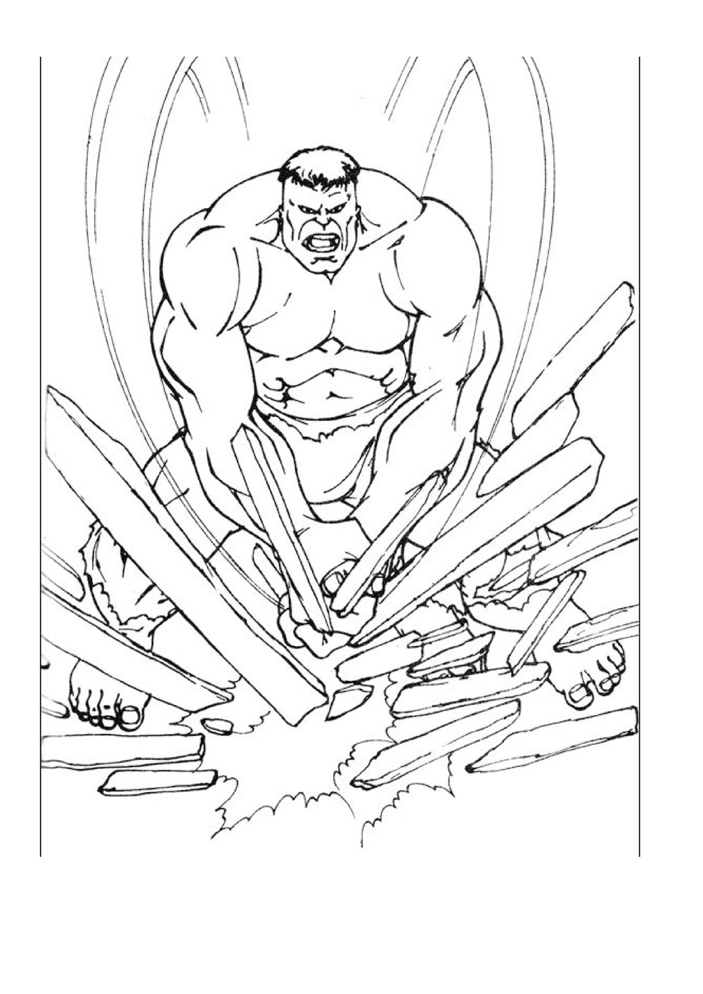 Hulk Kids Coloring Coloring Pages