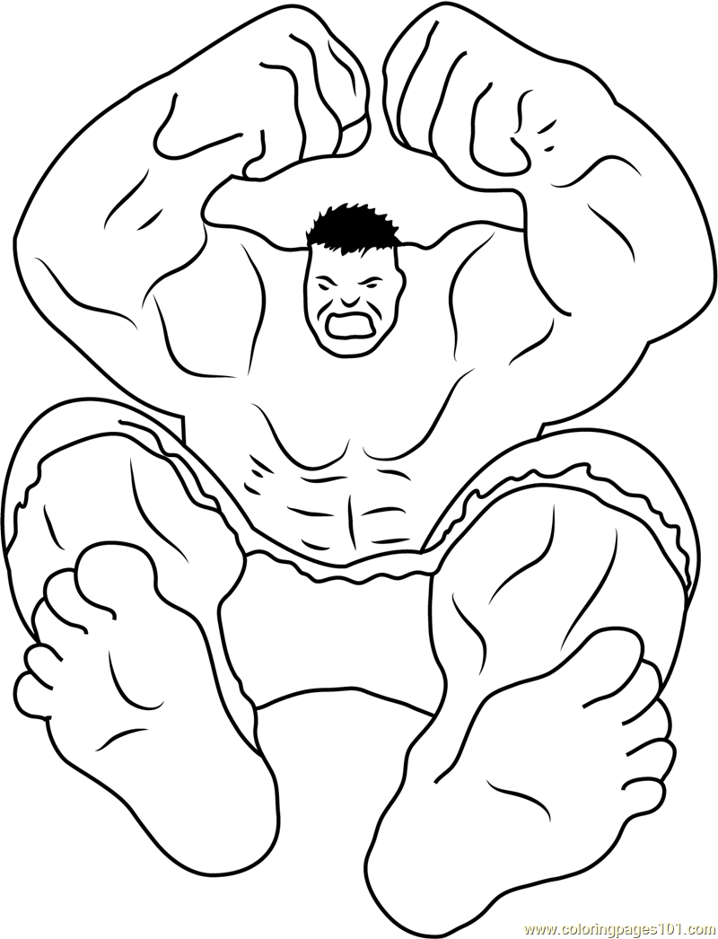 Hulk Smash Coloring Page For Kids Free Hulk Printable Coloring Pages 