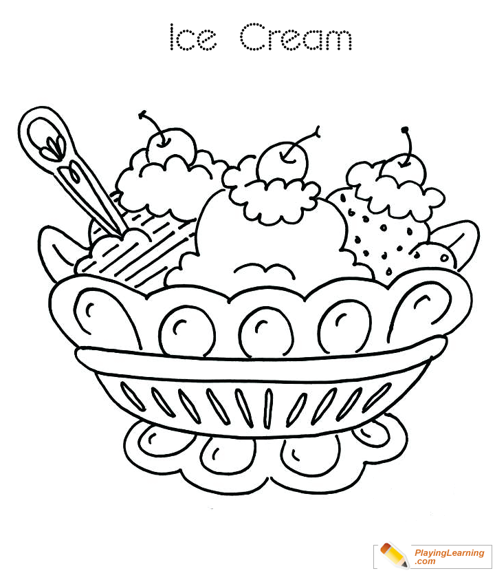 Ice Cream Coloring Page 26 Free Ice Cream Coloring Page Ice Cream Coloring Page 26 Free Ice Cream Coloring Page