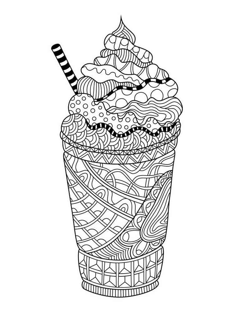 Ice Cream Coloring Pages For Adults Ice Cream Coloring Pages For Adults