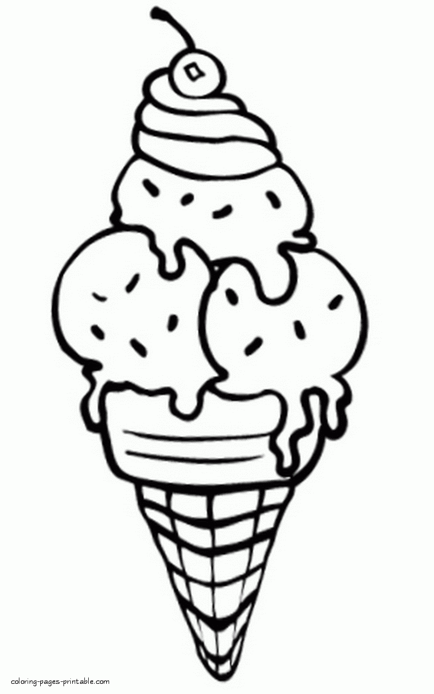 Ice Cream Coloring Pages Free Printable Ice Cream Coloring Pages Free Printable