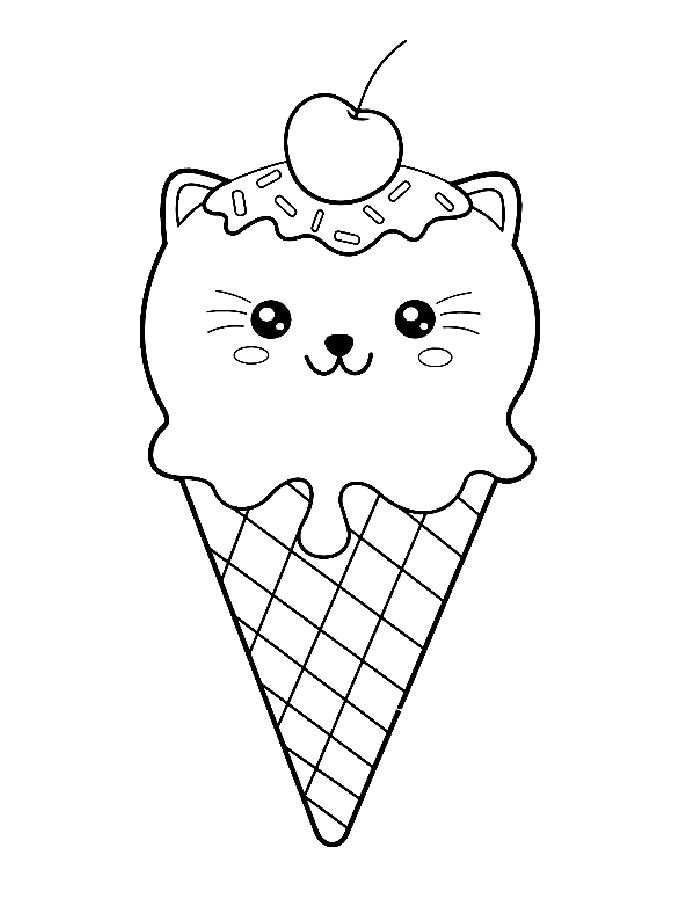 Ice Cream Coloring Pages Free Printable PDF Ice Cream Coloring Pages Free Printable PDF