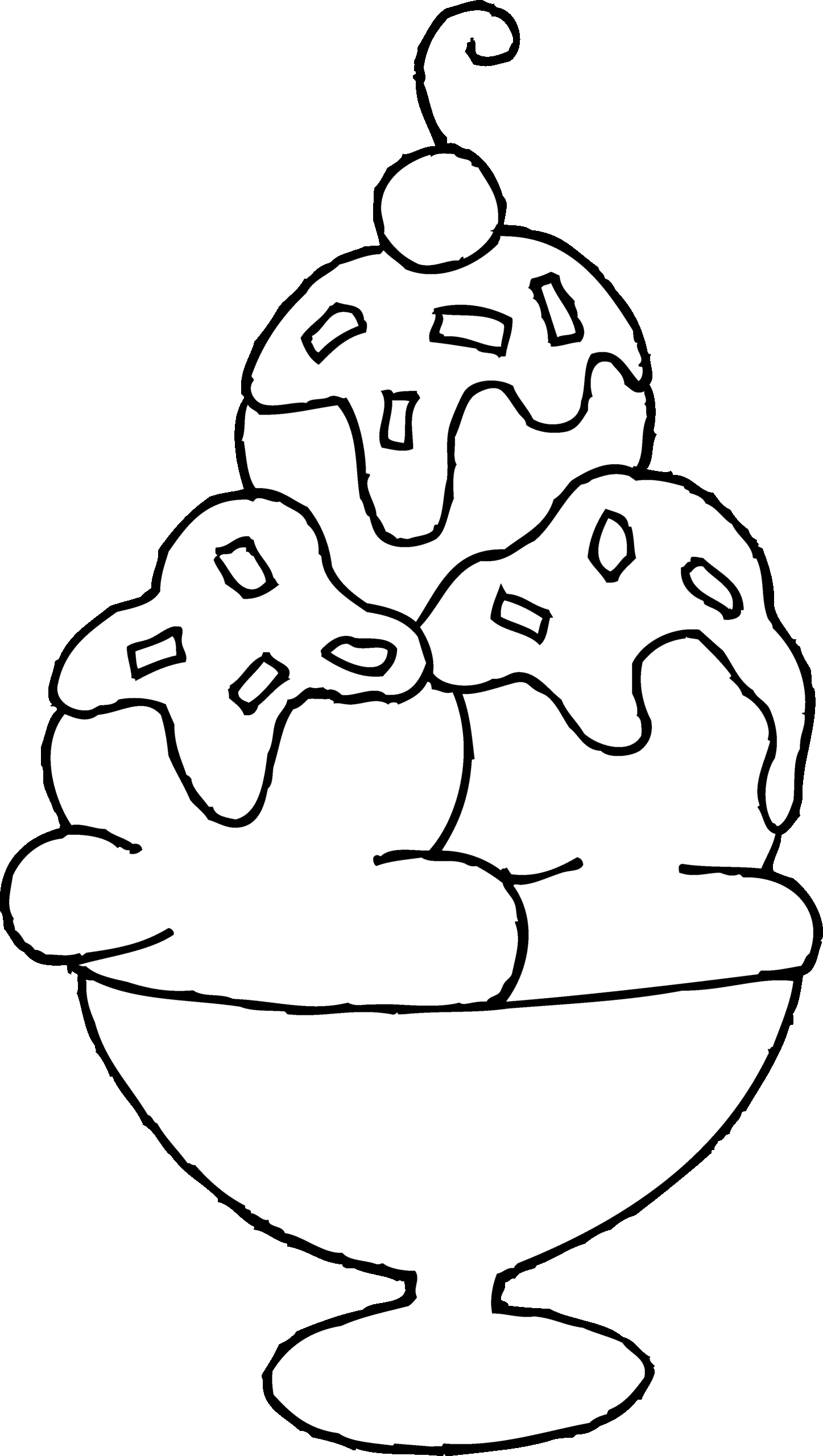 ice cream scoop coloring sheet