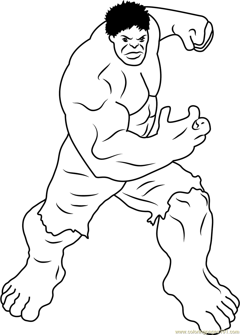 Incredible Hulk coloring pages printable Incredible Hulk coloring pages printable
