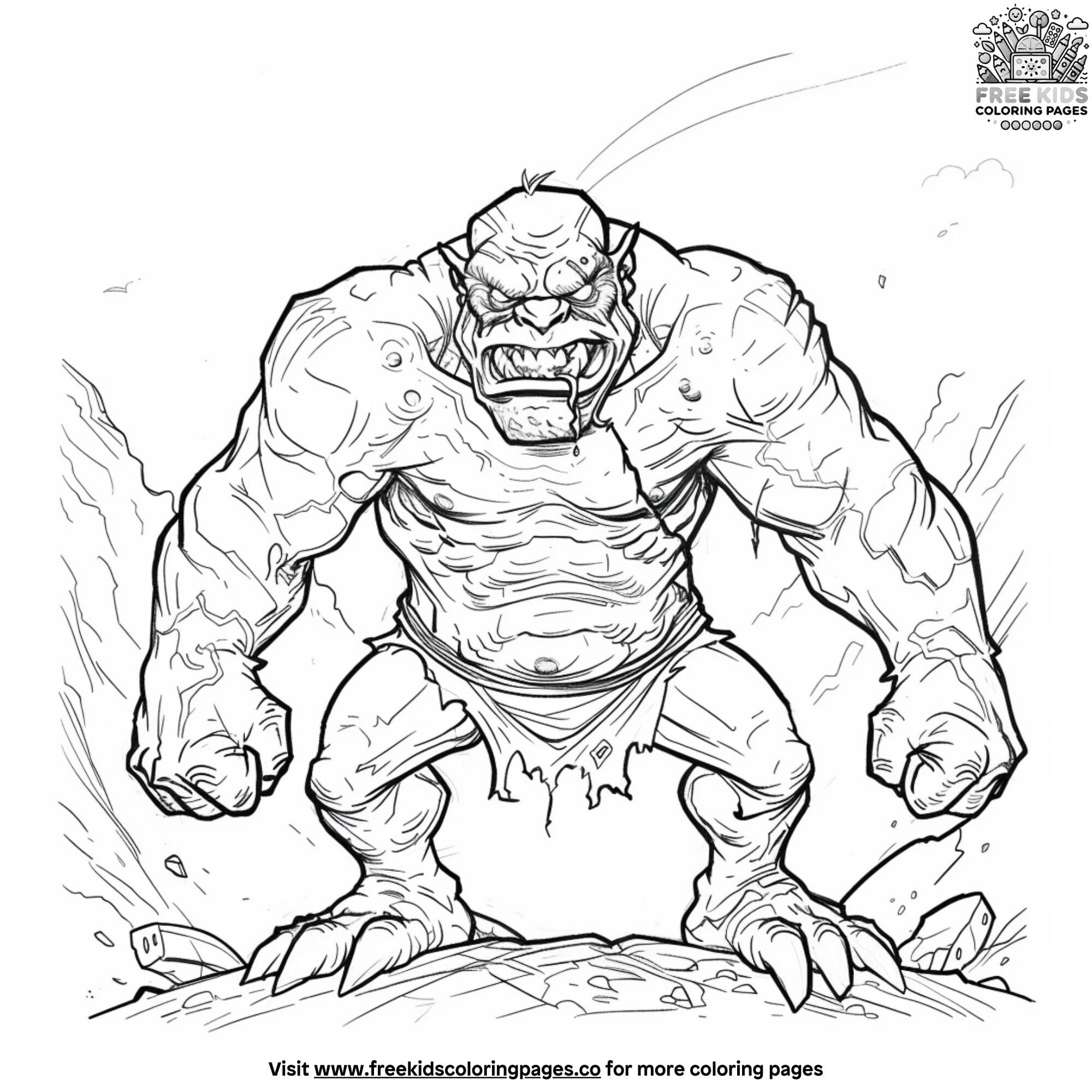 Incredibly Realistic Monster Coloring Pages