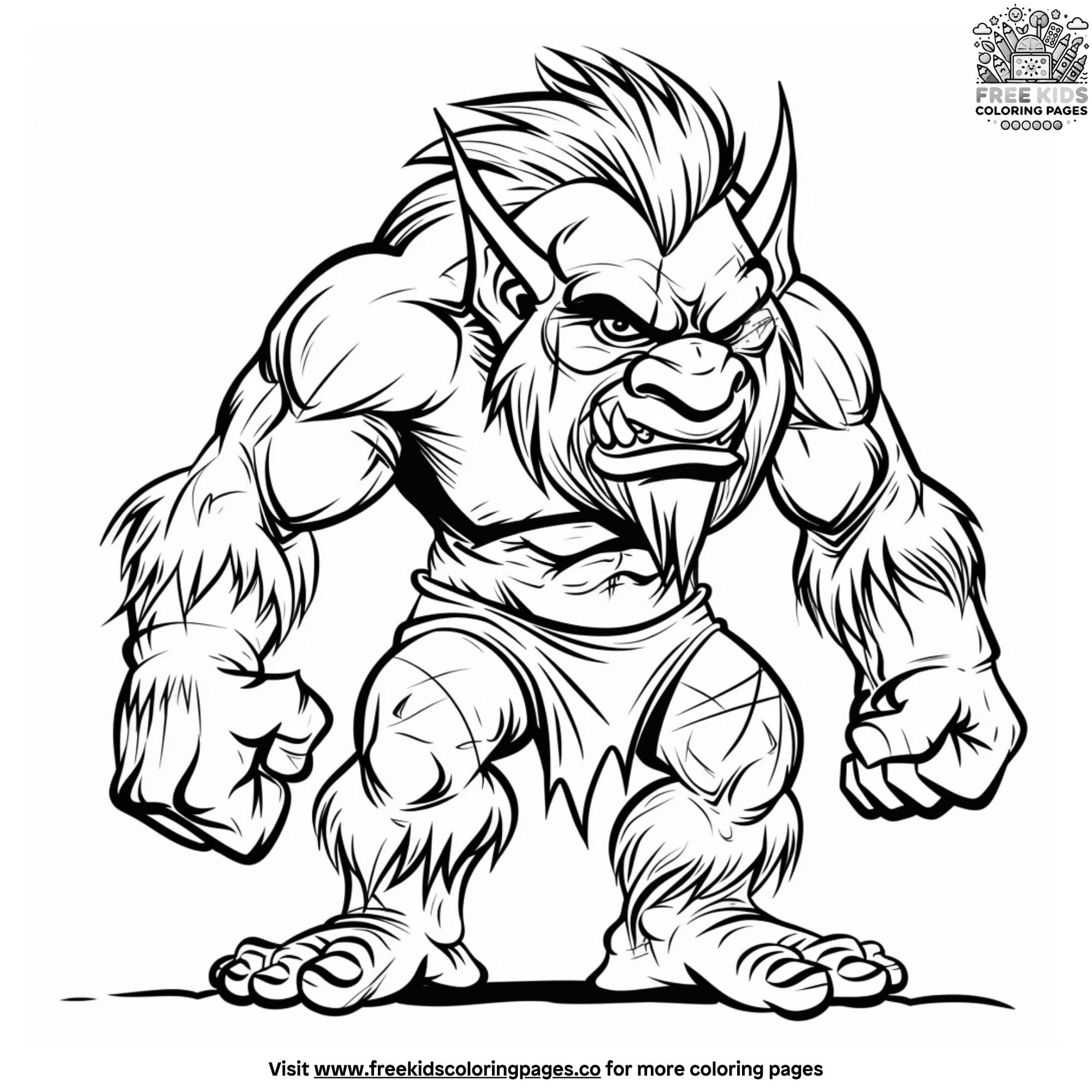 Incredibly Realistic Monster Coloring Pages