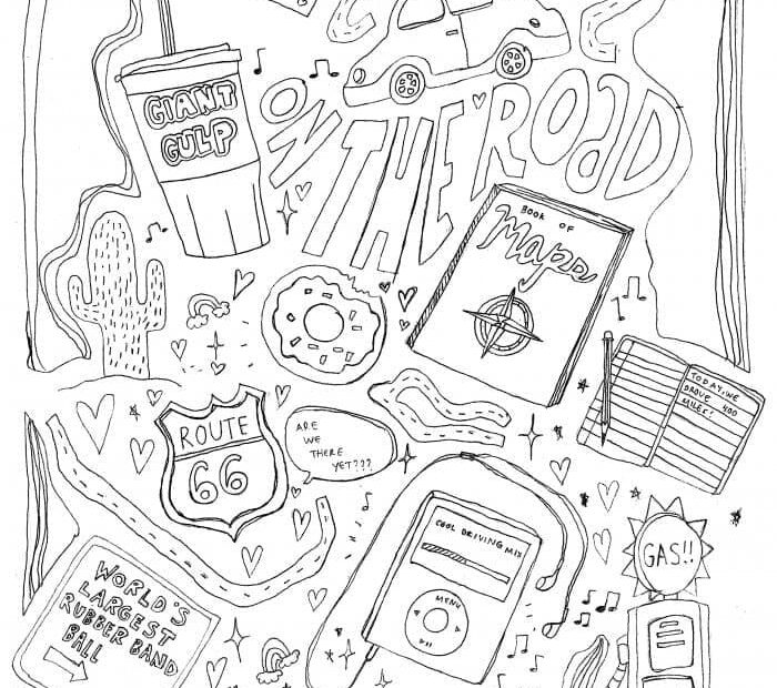 Indie Kid Aesthetic Coloring Page Free Printable Coloring Pages For Kids