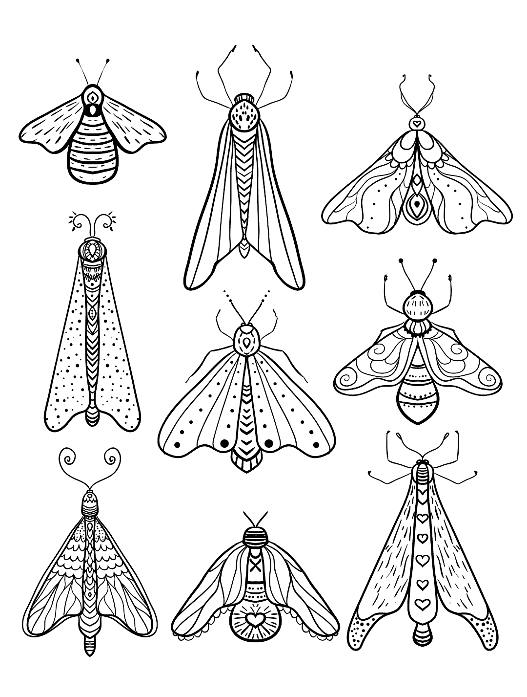 cute insect coloring pages cute insect coloring pages
