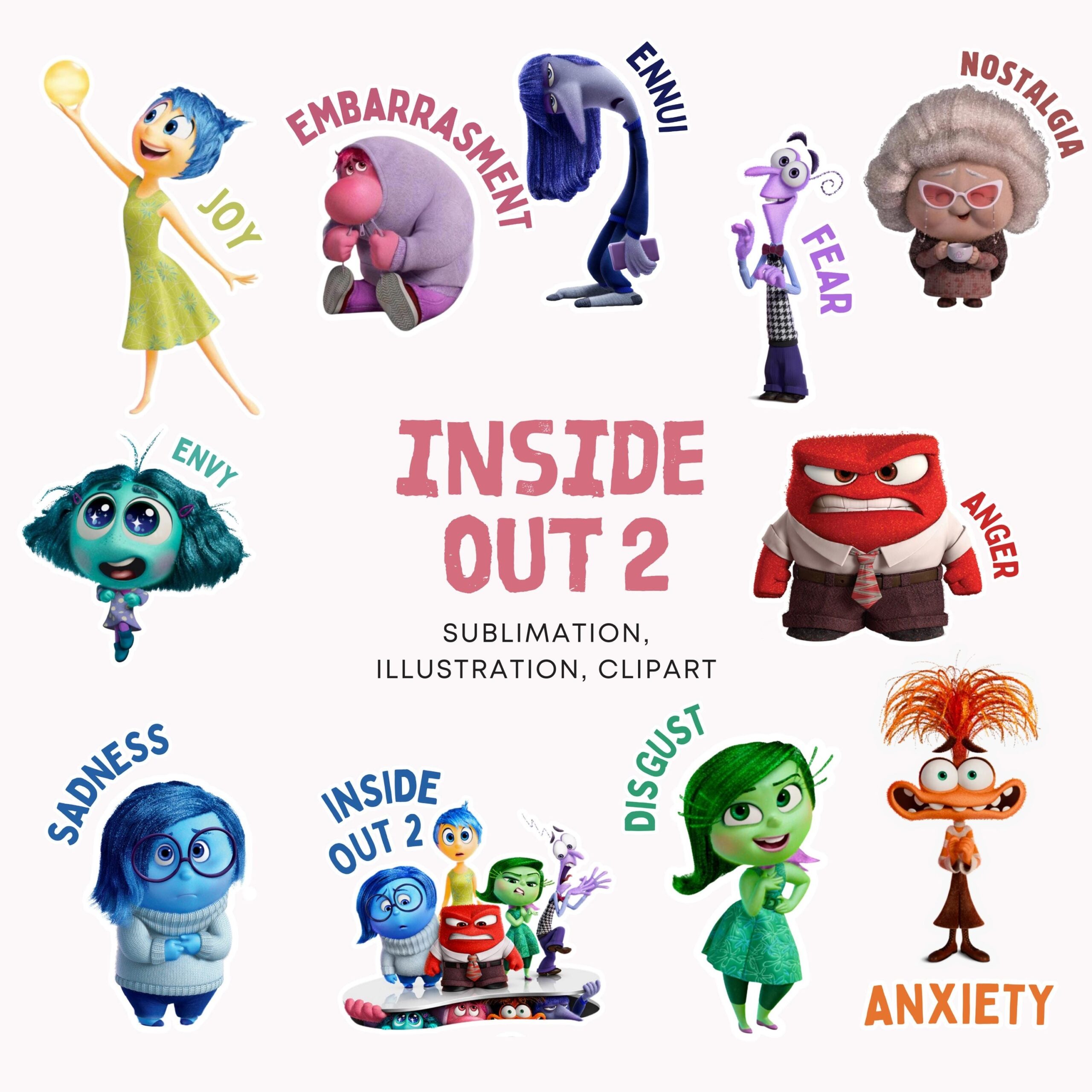 Inside Out 2 PNG Bundle Inside Out 2 Download Inside Out PNG Anger Joy Inside Out 2 PNG Bundle Inside Out 2 Download Inside Out PNG Anger Joy