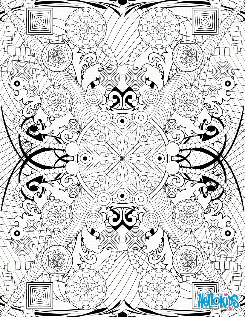intricate coloring pages