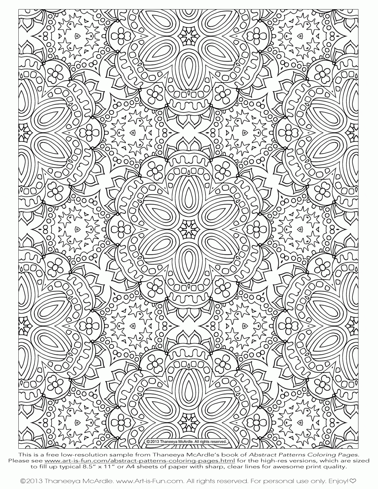 Intricate Design Coloring Pages Coloring Home
