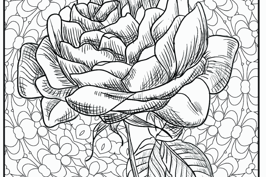 Intricate Flower Coloring Pages Coloring Home