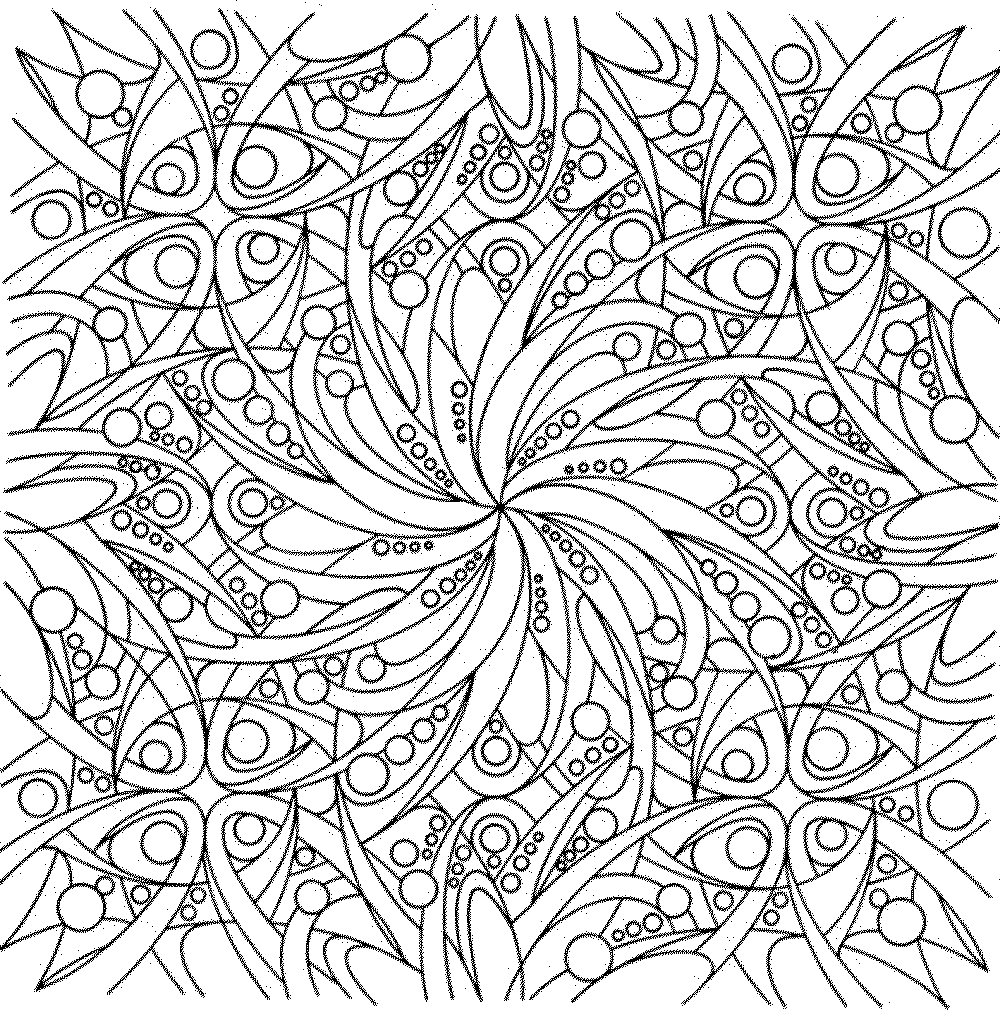 Intricate Flower Coloring Pages Coloring Home