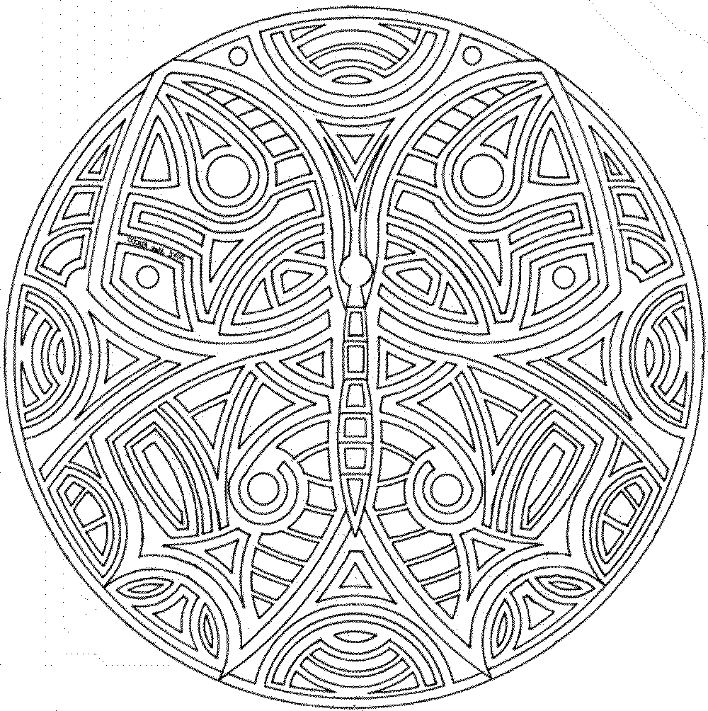 Intricate Mandala Coloring Pages Coloring Home