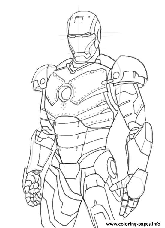 Iron Man Colouring In Pages4b78 Coloring Page Printable