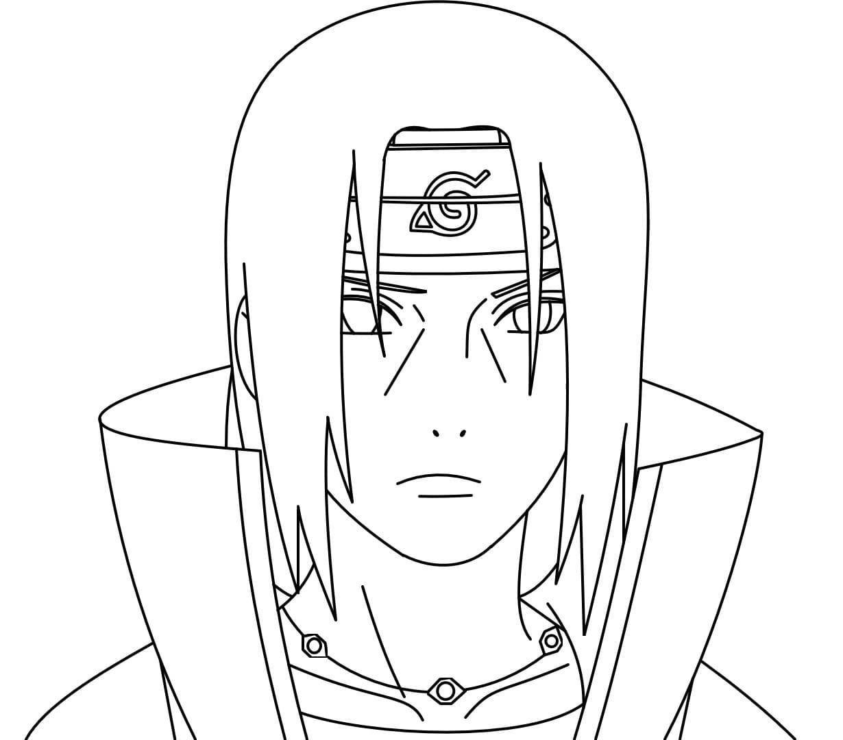 Naruto coloring pages akatsuki