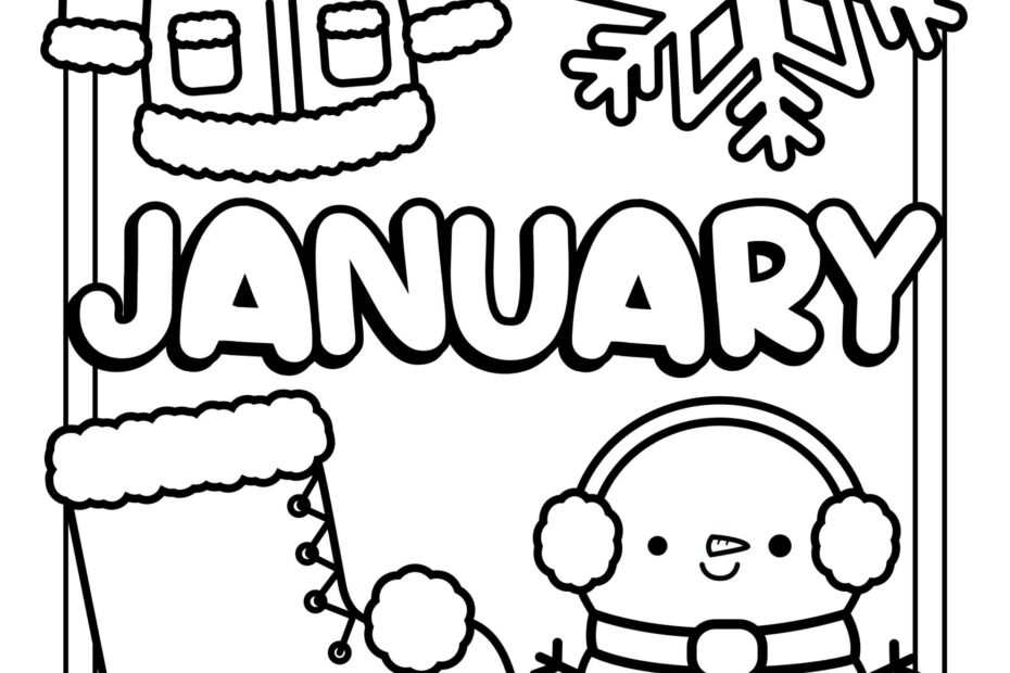 January 2025 Coloring Pages For Adults Gwen Monroes