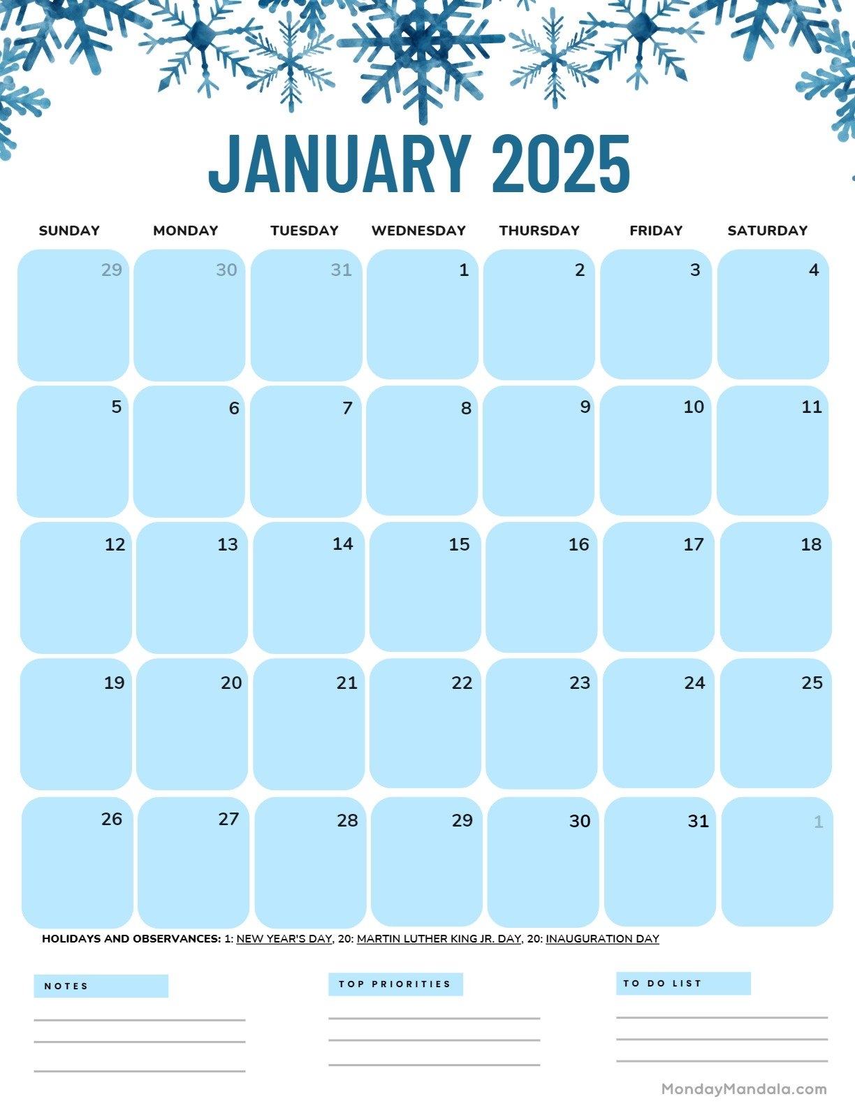 January 2025 Printable Free Calendar Casie Cynthia