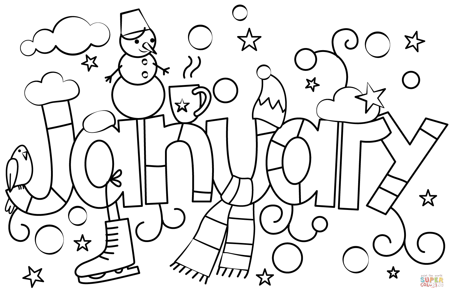 January Coloring Page Free Printable Coloring Pages Artofit January Coloring Page Free Printable Coloring Pages Artofit