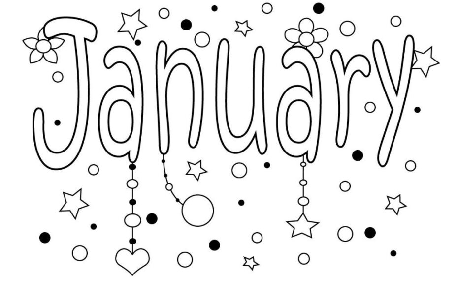 January Coloring Pages To Print Preschool Coloring Pages New Year