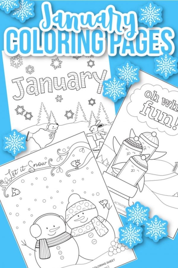January Coloring Sheets Printable January Coloring Sheets Printable