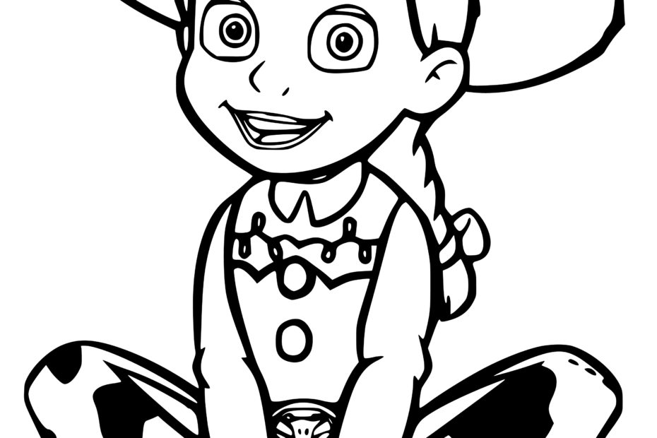 Jessie Toy Story Coloring Pages 10 Printable Sheets Simple To Draw
