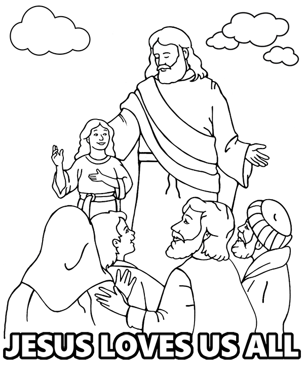 jesus coloring page printable jesus coloring page printable