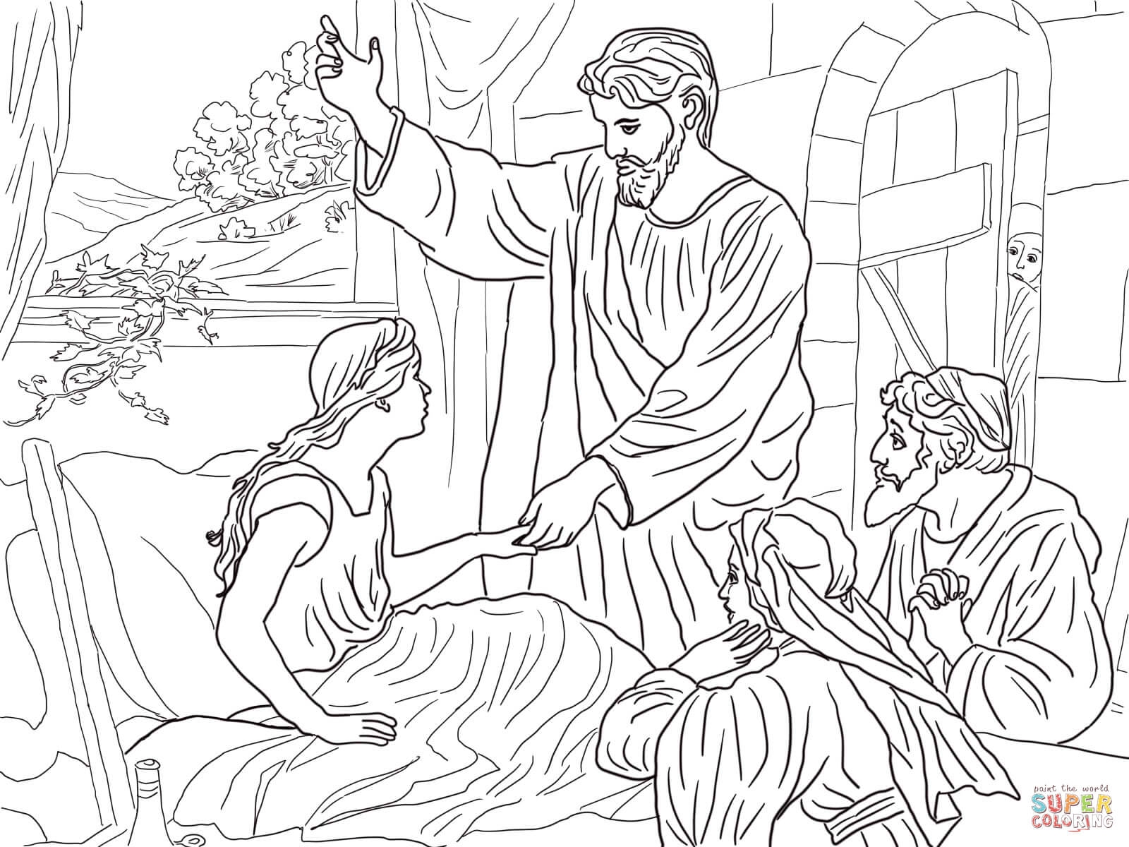Jesus Raises Lazarus Coloring Page Coloring Home Jesus Raises Lazarus Coloring Page Coloring Home