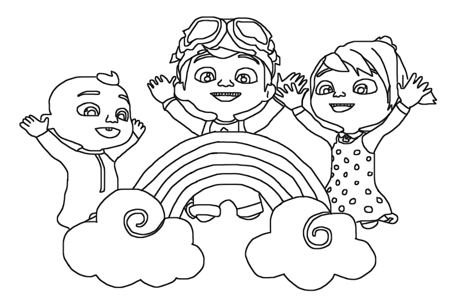 JJ Cocomelon Coloring Pages Free Printable Coloring Pages JJ Cocomelon Coloring Pages Free Printable Coloring Pages