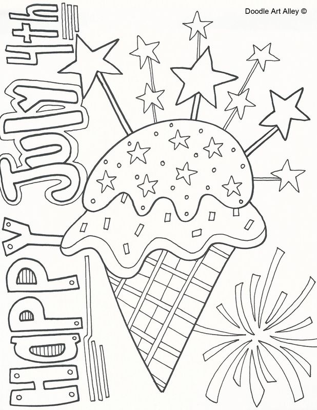 July 4th Coloring Page Coloring Home July 4th Coloring Page Coloring Home