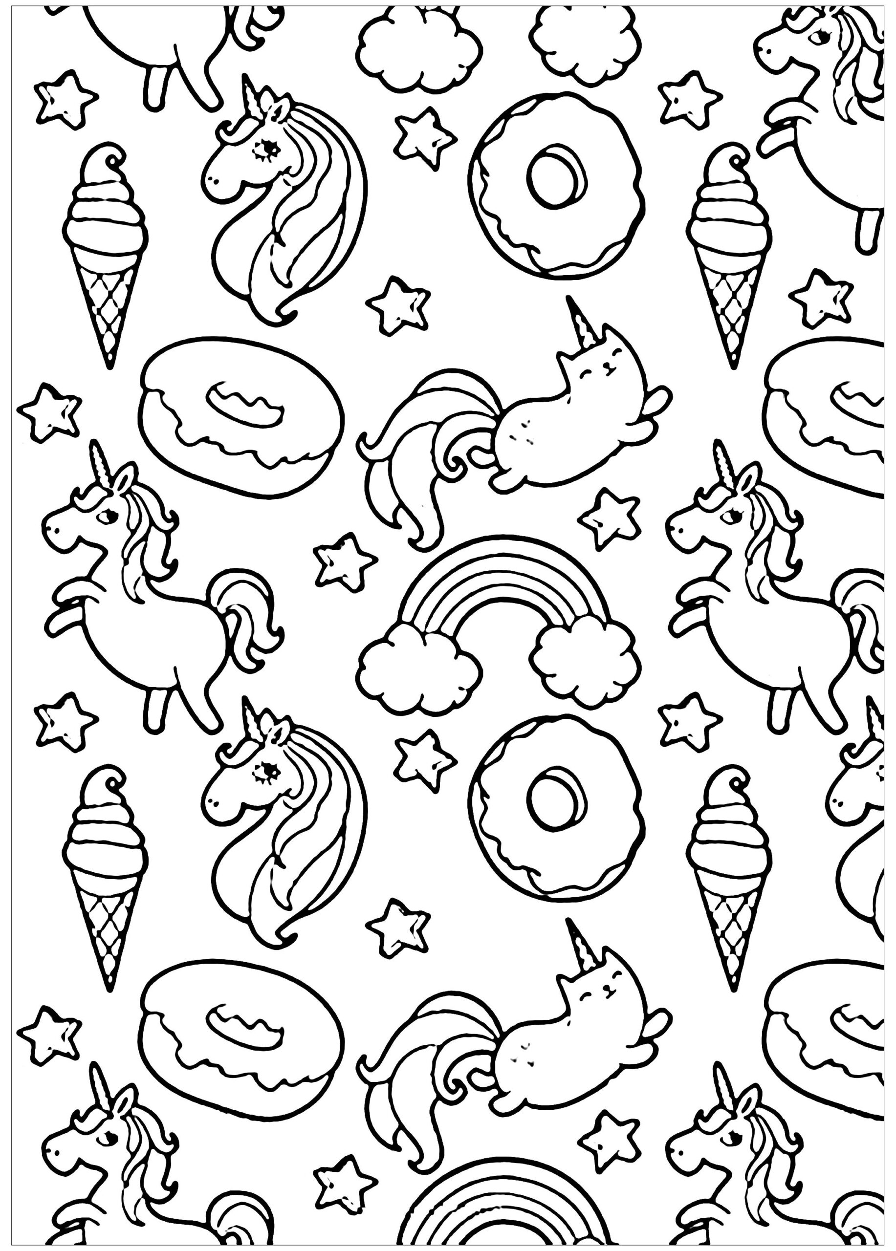 kawaii free printable coloring pages kawaii free printable coloring pages