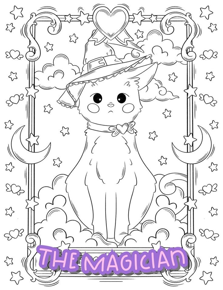 Kawaii Witch Coloring Bundle Witchy Aesthetic Adult Coloring Pages Cute Kawaii Witch Coloring Bundle Witchy Aesthetic Adult Coloring Pages Cute