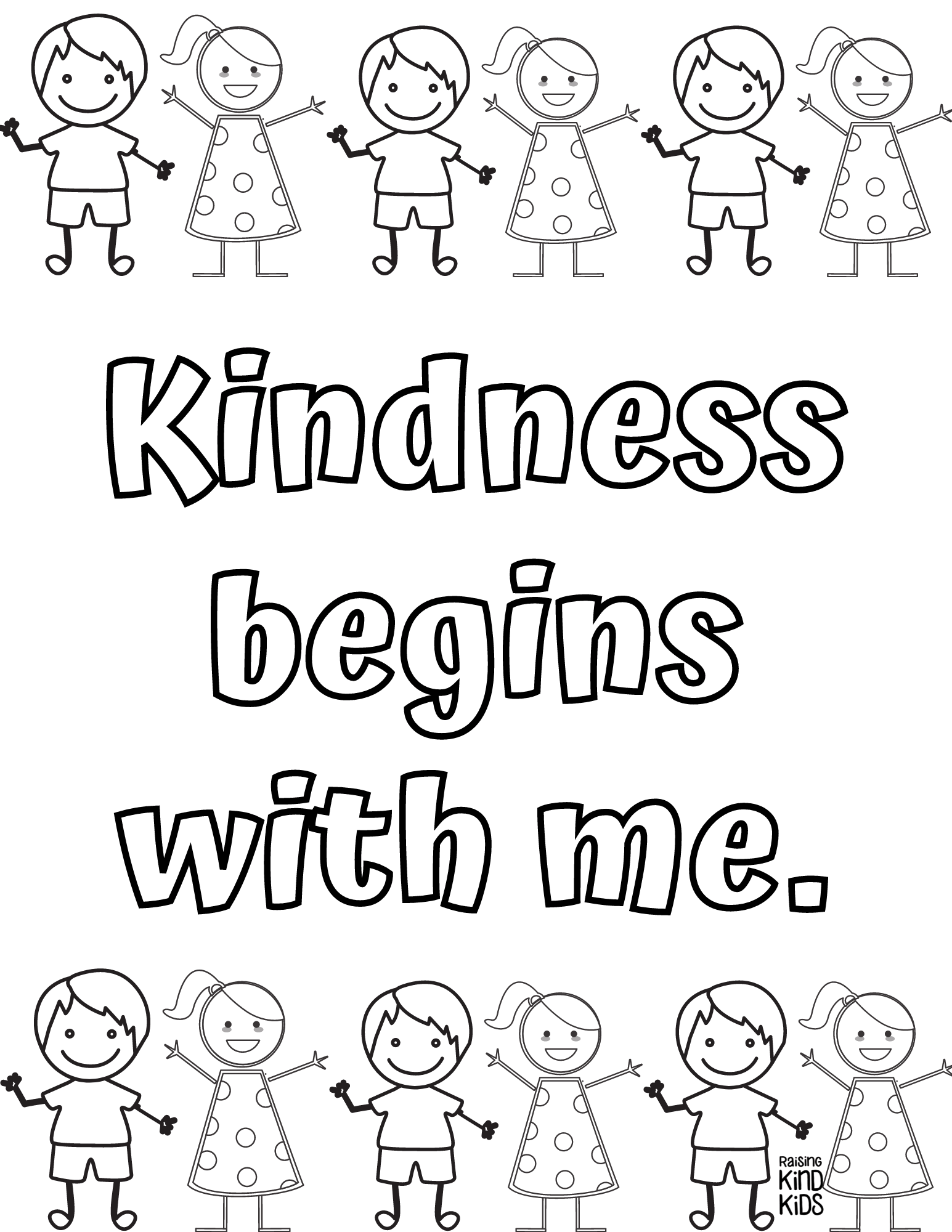 Kindness Coloring Pages 7 Coffee And Carpool Intentionally Raising 