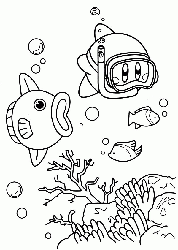 Kirby Coloring Page Coloring Home Kirby Coloring Page Coloring Home