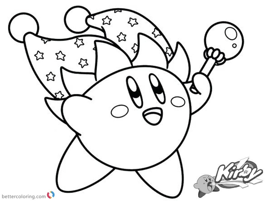 Kirby Coloring Pages Magician Kirby Free Printable Coloring Pages Kirby Coloring Pages Magician Kirby Free Printable Coloring Pages