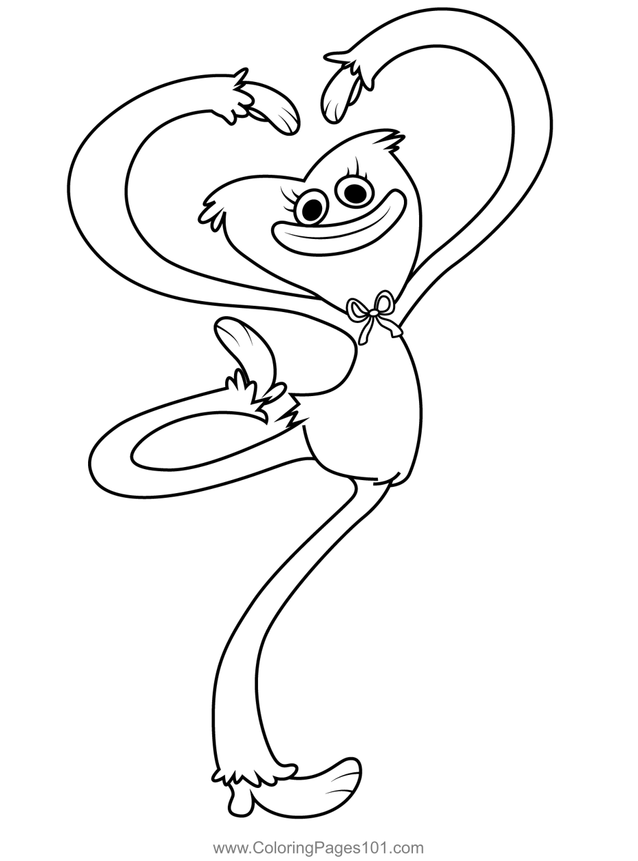 piggy poppy playtime coloring pages